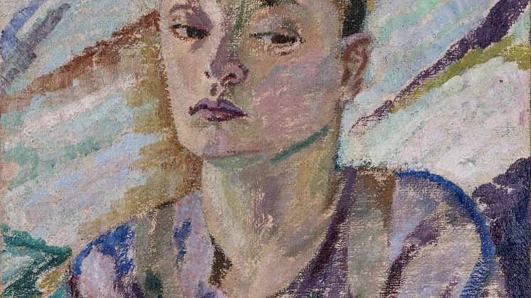 Tora Vega Holmström, Ung man med fiskar, 1918