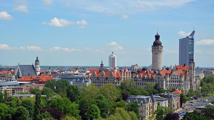 Skyline von Leipzig