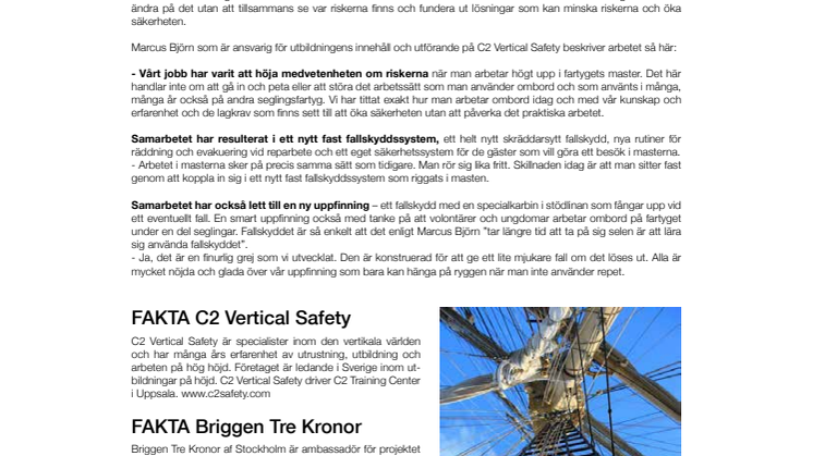 Tradition och nytänkande 30 meter över Östersjön