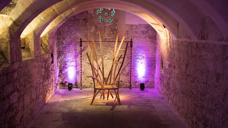 The Story Chair is available to view at Newcastle Cathedral until early October