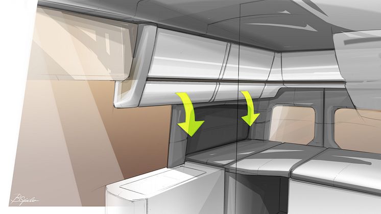 Crafter campingbus interiør