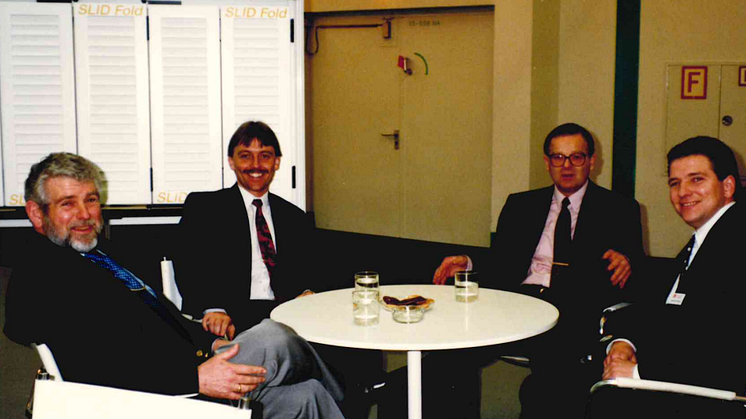 Peter Kruuse sammen med Cai Rasmussen, 2. generationsejerleder i Carl Ras.
