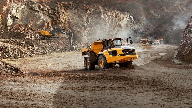 Volvos största ramstyrda dumper: maximal tillgänglighet med nya A60H