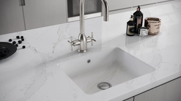 Unika allt i ett enda stycke- diskhomodell Integrity Q från Silestone