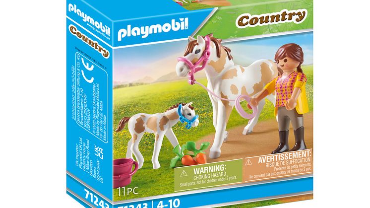 Pferd mit Fohlen (71243) von PLAYMOBIL