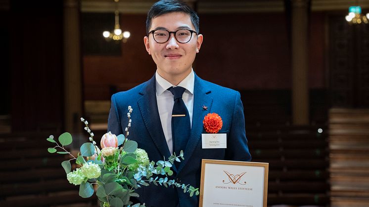Jingcheng Zhao, Unga Förskare-stipendiat 2021