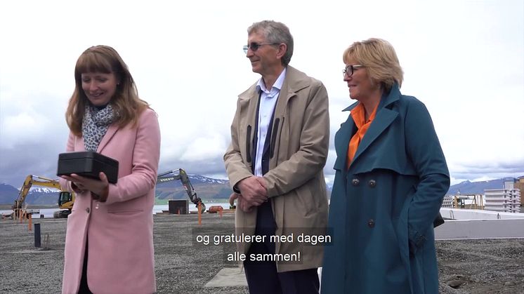 Første spadetak for en ny nordnorsk industri