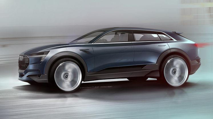 Audi præsenterer Audi e-tron quattro concept på IAA