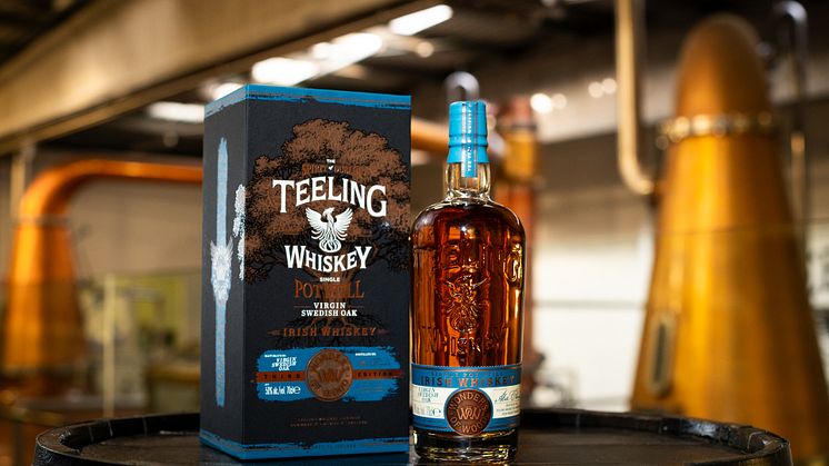Teeling på svenska! Teeling Wonders of Wood III Swedish Oak Single Pot Still Whiskey.