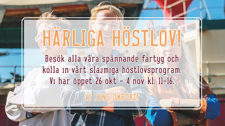 Höstlovskul ombord