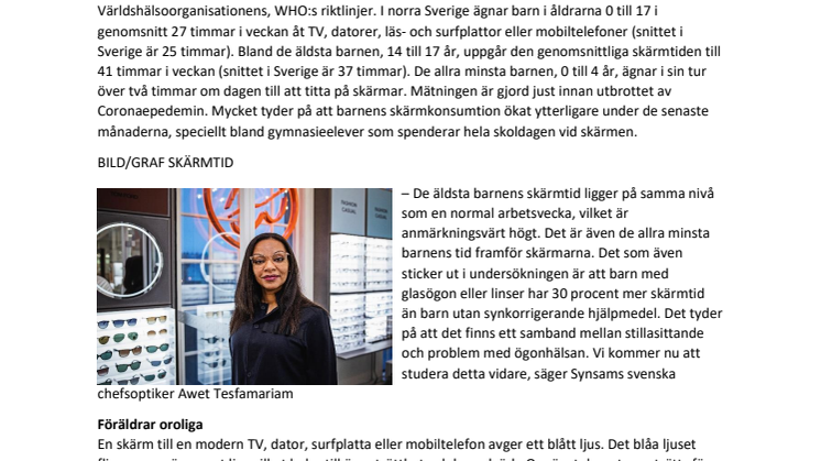 ​Skärmtiden högst i Norrbotten. Föräldrar oroar sig för barnens skärmtittande.