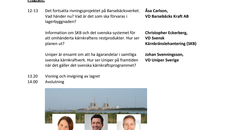 Rivningen av Barsebäcksverket går in i skarpt läge 