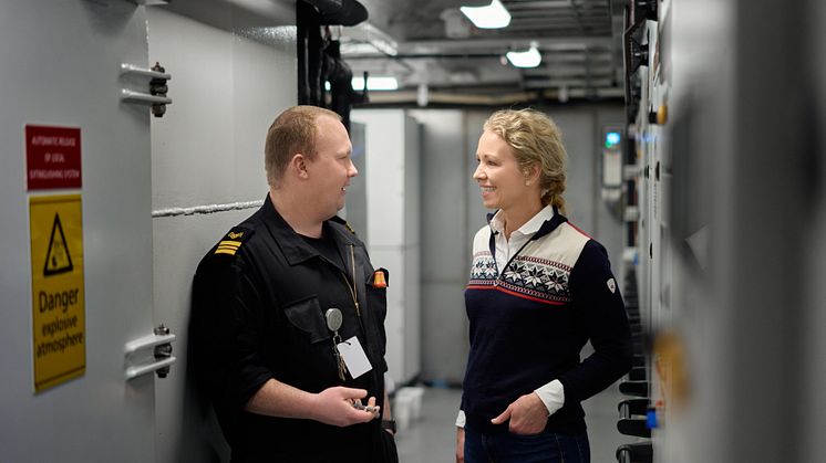 Hedda Felin på MS Richard With