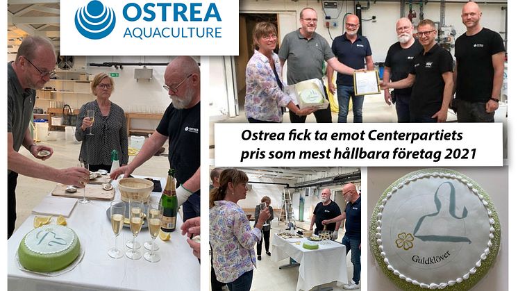 Gratulationer till Ostrea som fick pris som mest hållbara företag 2021!