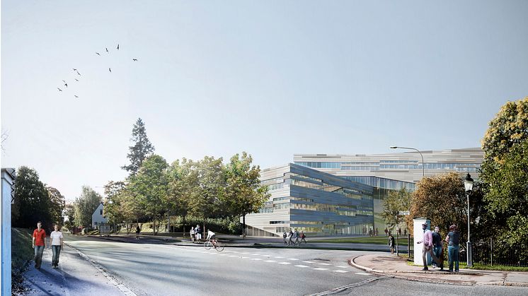 Arbetet med den nya förvaltningsbyggnaden för Uppsala universitet fortsätter