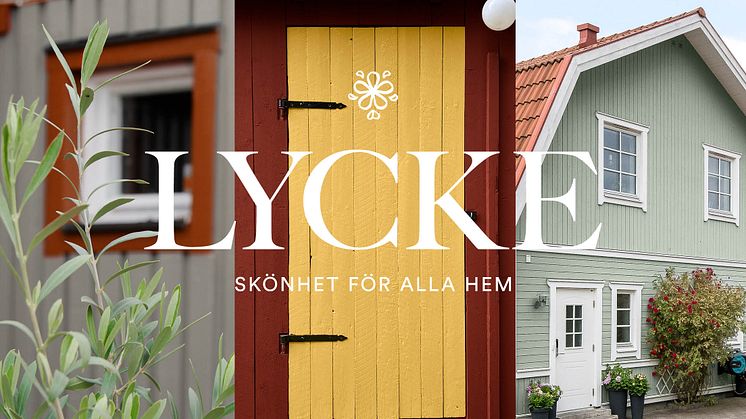 Utvalda kulörer från Lyckes kulörfamiljer för utomhus