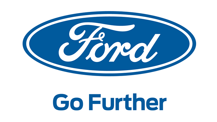 Ford logo med hvid baggrund