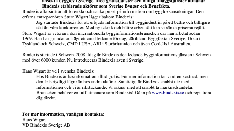 Ny tjänst för bygginformation utmanar branschen och sänker priserna