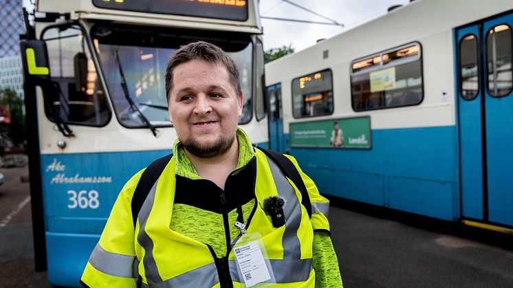 Hannes Lindgren Eriksens inlägg på facebook om spårvagnar gick viralt. Bild: Maria Steen