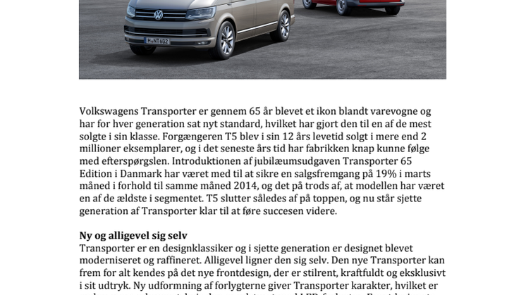 ​Transporter - Den sjette generation