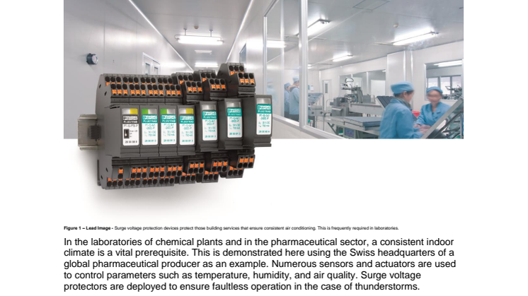 Consistent air conditioning in the laboratory