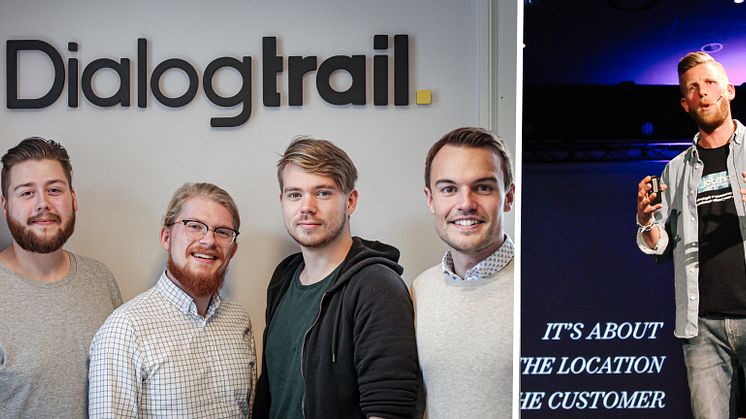 Via Dialogtrails plattform kan e-handlare enkelt skapa marknadsutskick till kunder via Facebook messenger. E-handelsprofilen Kristofer Hillhammar har inför lanseringen investerat i bolaget tillsammans med befintliga ägarna Chalmers Ventures.