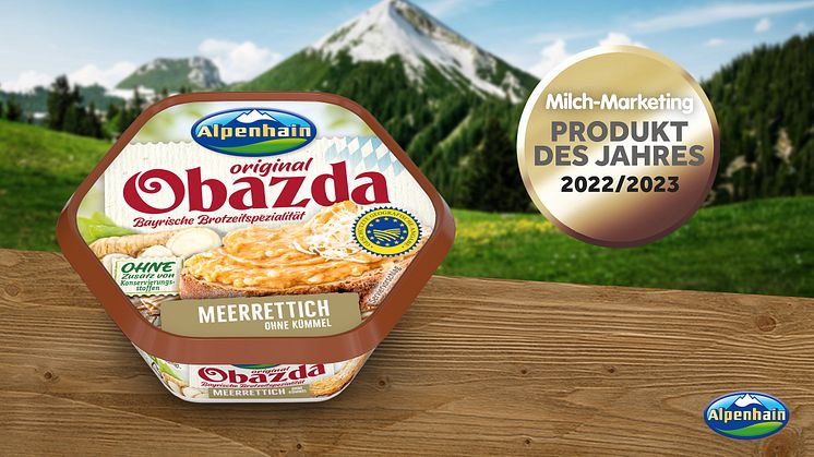 Original Obazda Meerrettich als „Produkt des Jahres 2022/23“ ausgezeichnet