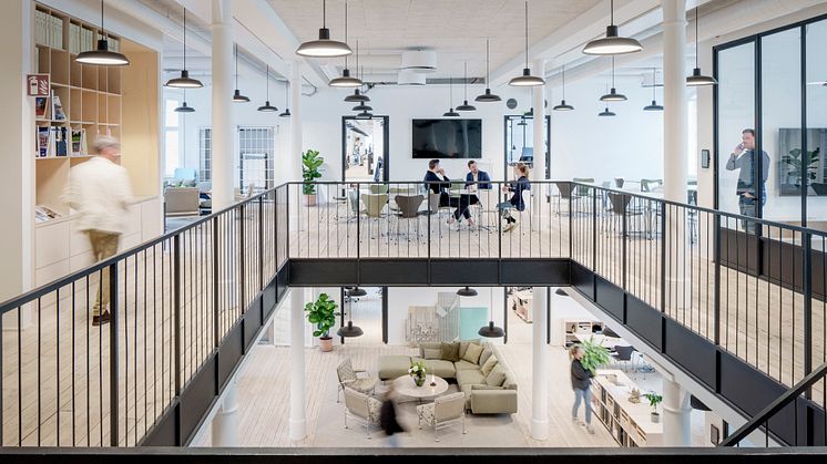 FOJABs eget kontor i Malmö är gestaltat för att maxa kreativiteten och de sociala interaktionerna. Foto: Felix Gerlach
