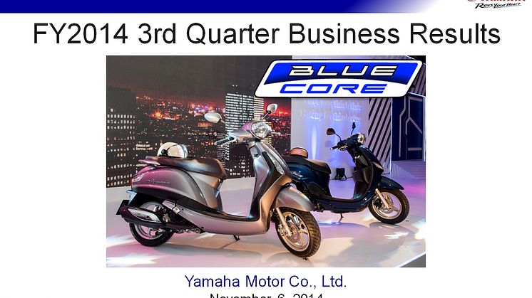 Summary of Consolidated Business Results for the First Nine Months of the Fiscal Year Ending December 31, 2014