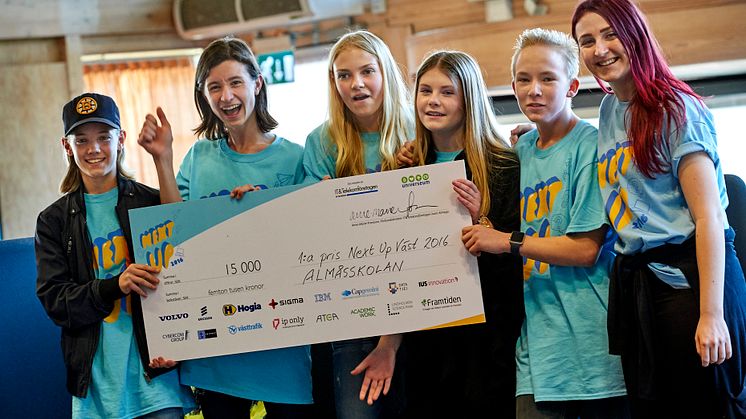 Aspåsskolan tog hem förstapriset och fick en prischeck till klassen på 15 000 kronor.