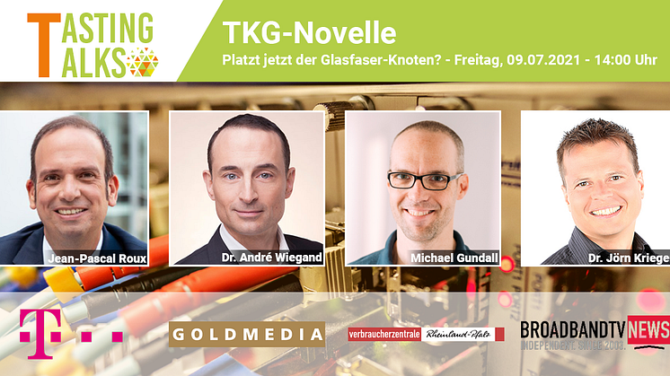 TastingTalk zur TKG-Novelle am 09.07.2021