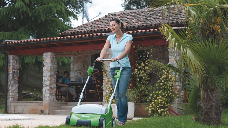 VIKING LE 540 fick toppbetyg av Gör Det Själv i ett nyligen genomfört test av vertikalskärare. Foto: STIHL/VIKING. 