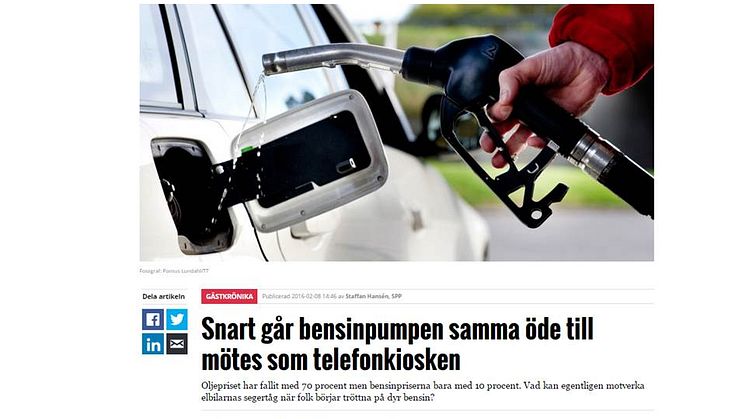 Bensinpumpens öde
