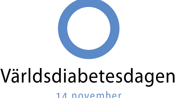 Den blå ringen är sedan 2007 den officiella logotypen för Världsdiabetesdagen.