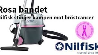 Vi gillar Nilfisks engagemang för Rosa Bandet!