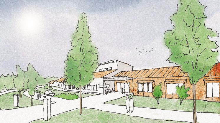 Illustration: Hessegården, Borlänge kommun