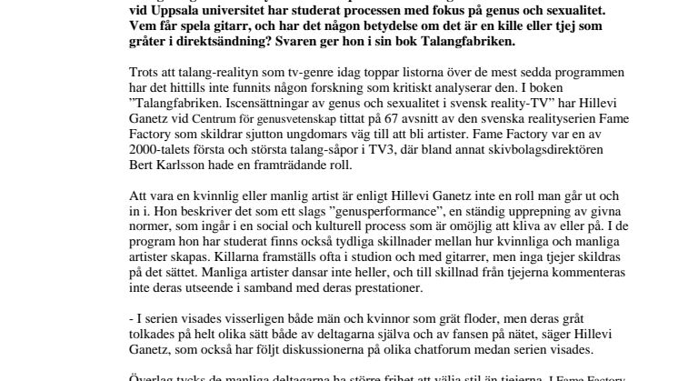 Så skapas en artist