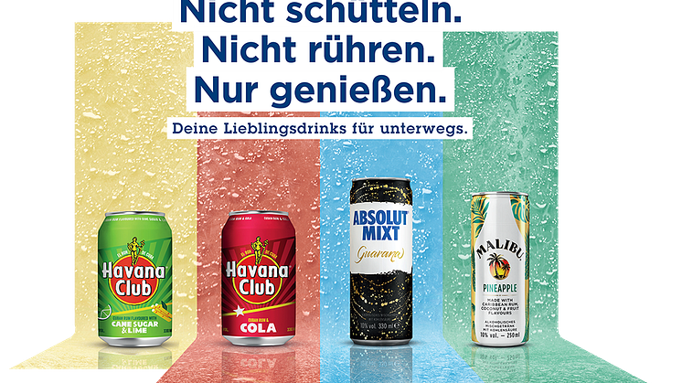Neue Ready-to-Drink Produkte von Pernod Ricard Deutschland 