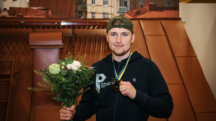 1:a Ludwg Uhrbom från  Ebersteinska gymnaiset Norrköping