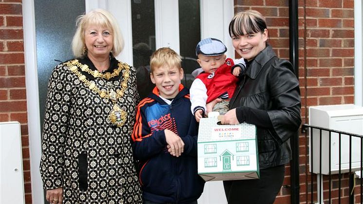 Home sweet home at new housing project