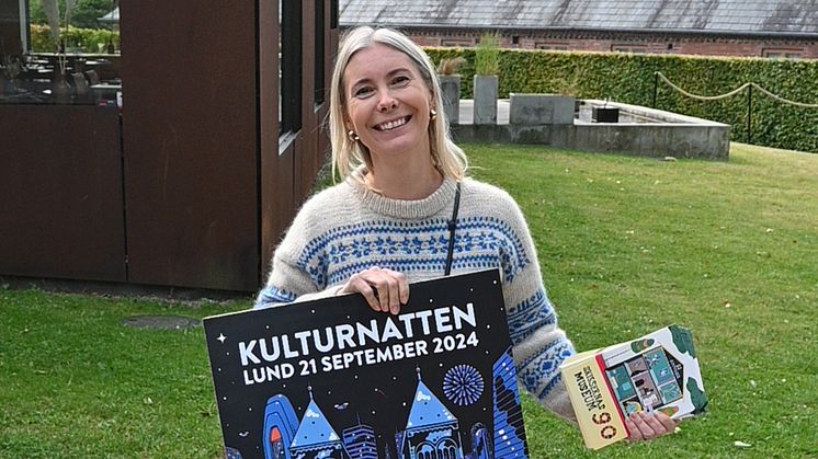 Kristina Wåhlin, projektledare för Kulturnatten. Foto: Joel Skog