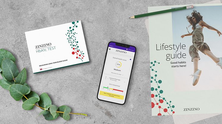 Zinzino tar ledningen för framtida hälsa med HbA1c-test och livsstilsbedömning