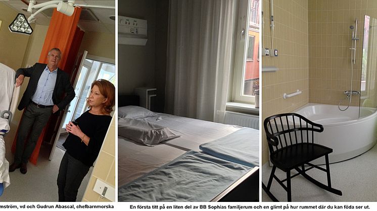Redan nu kan du som är gravid planera att föda på BB Sophia