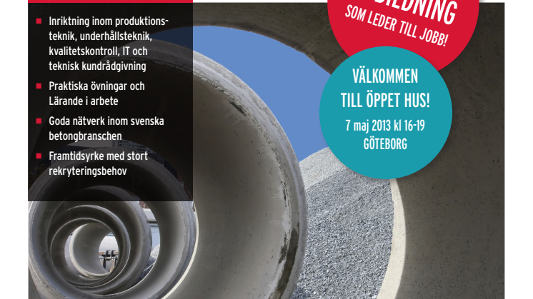 Utbilda dig till Betongingenjör - Yh-utbildning