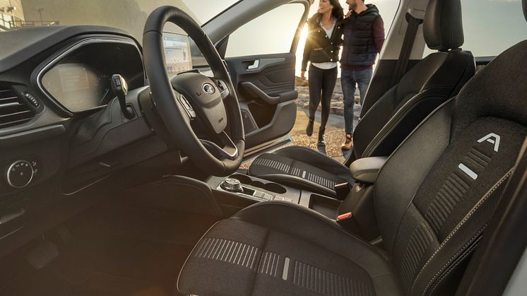 Ny Ford Focus Active interiør