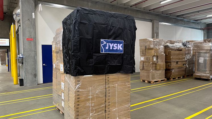Wiederverwendbarer Palettendeckel bei JYSK
