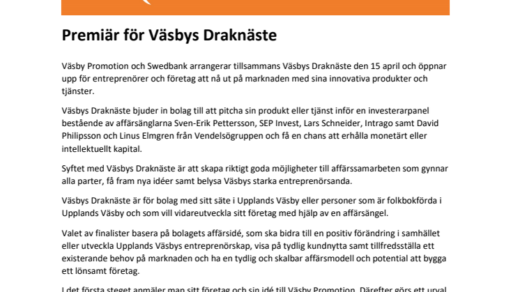 Premiär för Väsbys Draknäste
