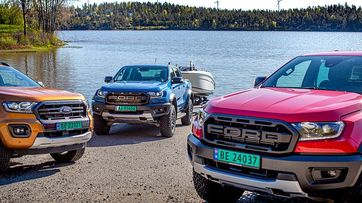 Ford Ranger Mest solgte pickup 2020