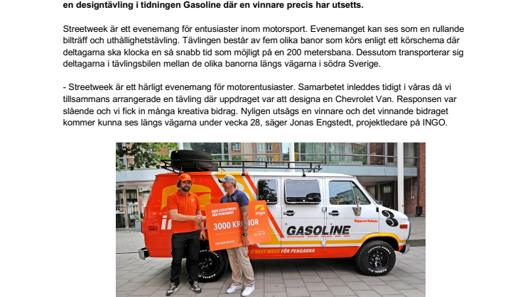INGO och Gasoline Street Week 2018 i samarbete