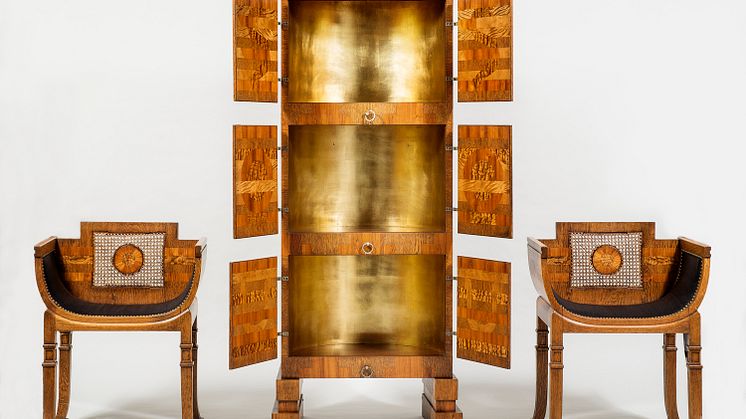 ​New acquisition: Cabinet and armchairs by Carl Hörvik from the 1925 World’s Fair